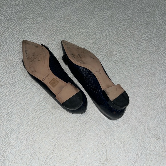 Alexandre Birman Navy Flats with Sophisticated Detailing - Picture 4 of 8